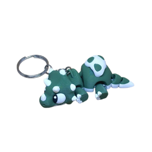 Triceratops med æg nøglering